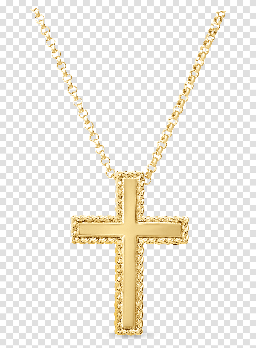 Gold Cross Clipart Gold Cross Necklace, Symbol, Crucifix, Jewelry, Accessories Transparent Png