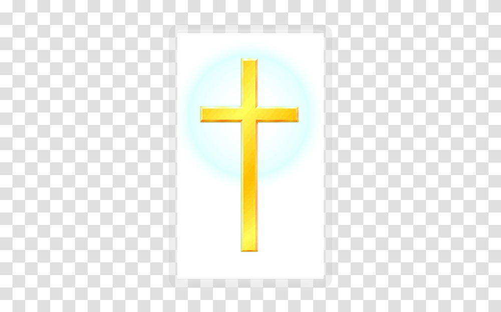 Gold Cross Cross, Symbol, Crucifix, Text, Clothing Transparent Png