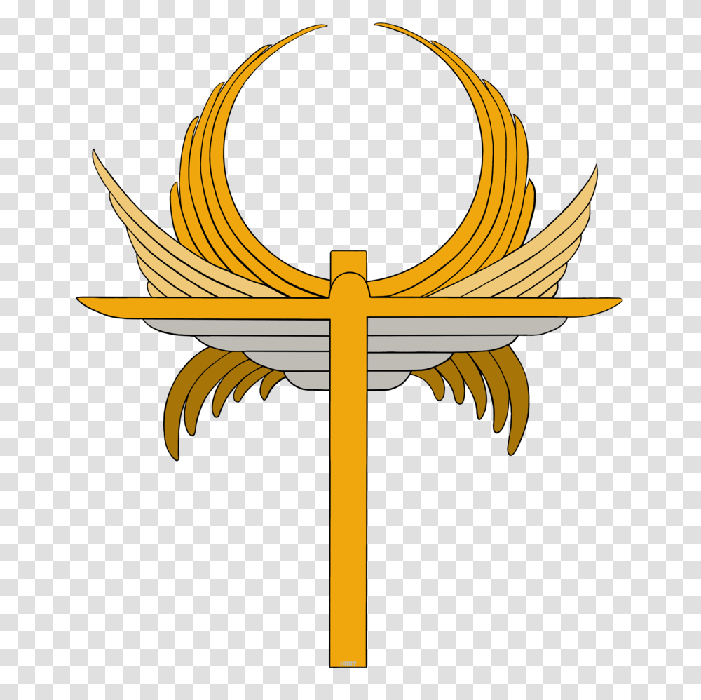 Gold Cross Cross, Emblem, Logo, Trademark Transparent Png