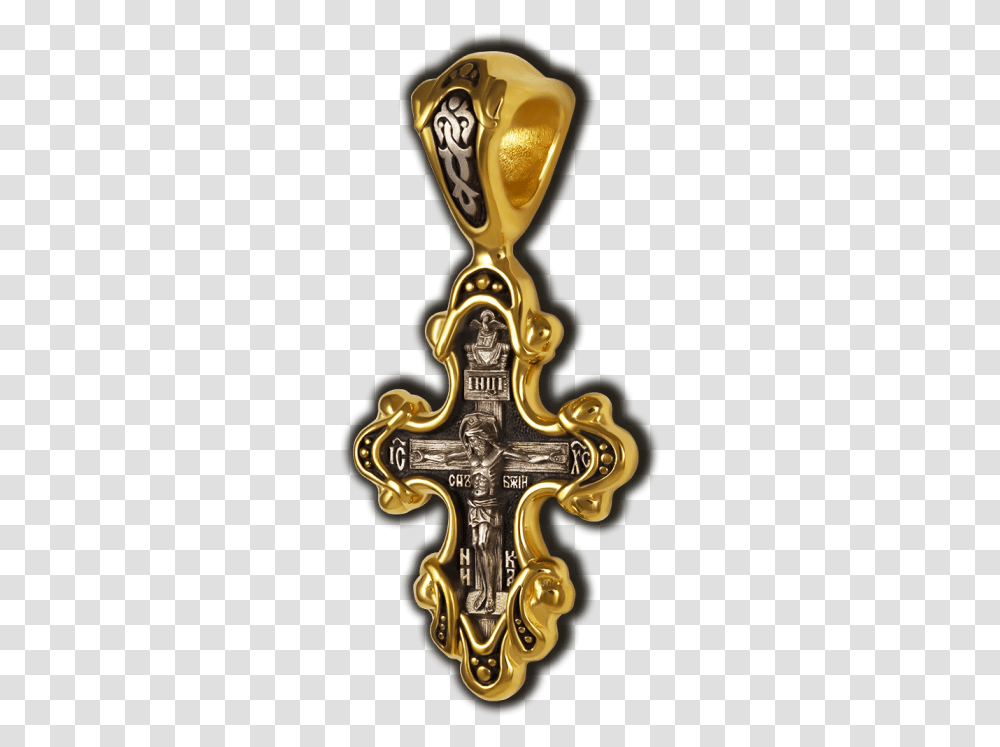 Gold Cross Jewelry Christian Cross, Symbol, Crucifix, Bronze, Trophy Transparent Png