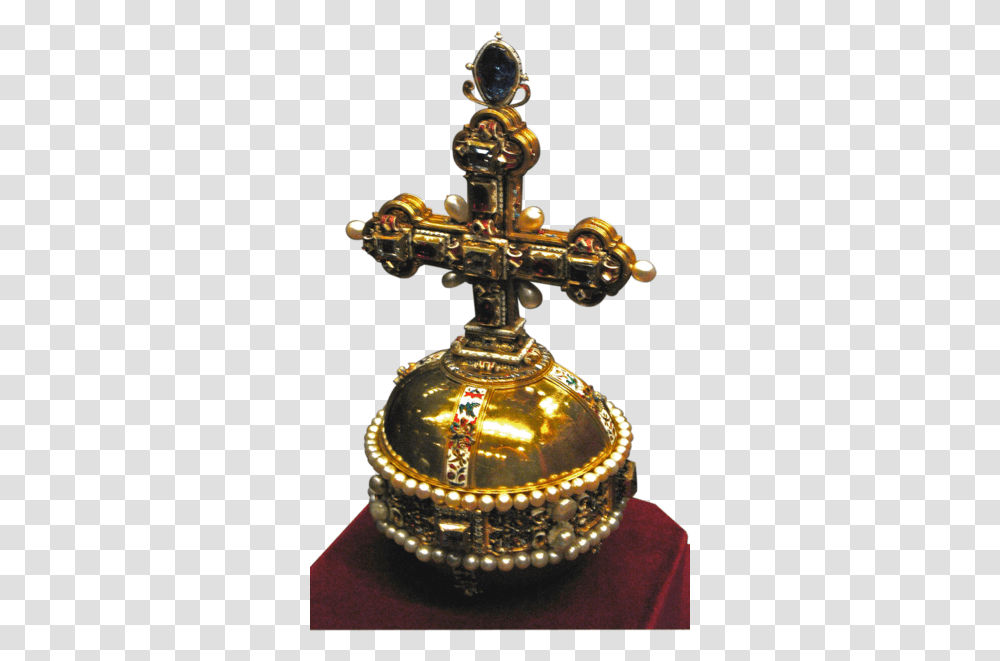 Gold Cross Psd Official Psds Der Reichsapfel, Symbol, Crucifix, Worship, Bronze Transparent Png