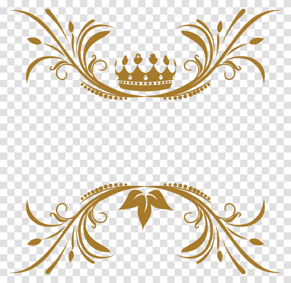 Gold Crown Clipart Background, Floral Design, Pattern, Jewelry Transparent Png