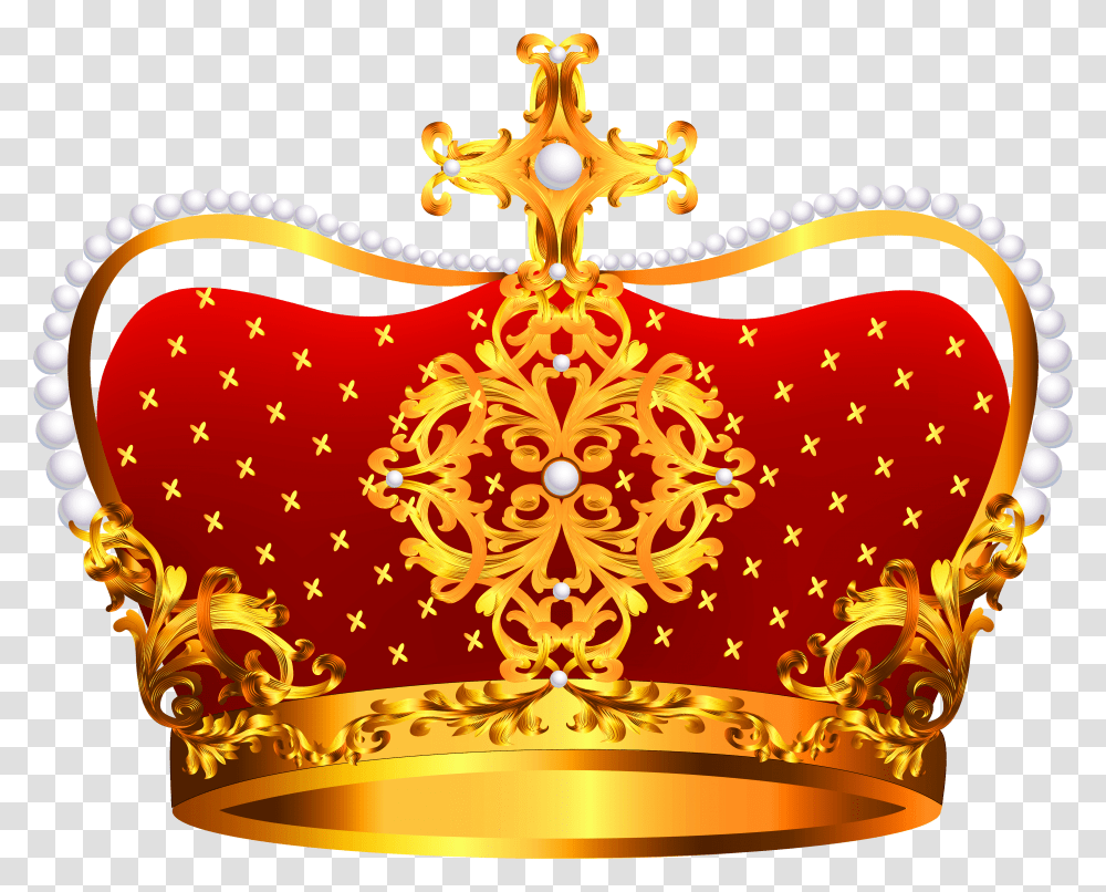 Gold Crown Clipart Free Red Crown, Chandelier, Lamp, Jewelry, Accessories Transparent Png