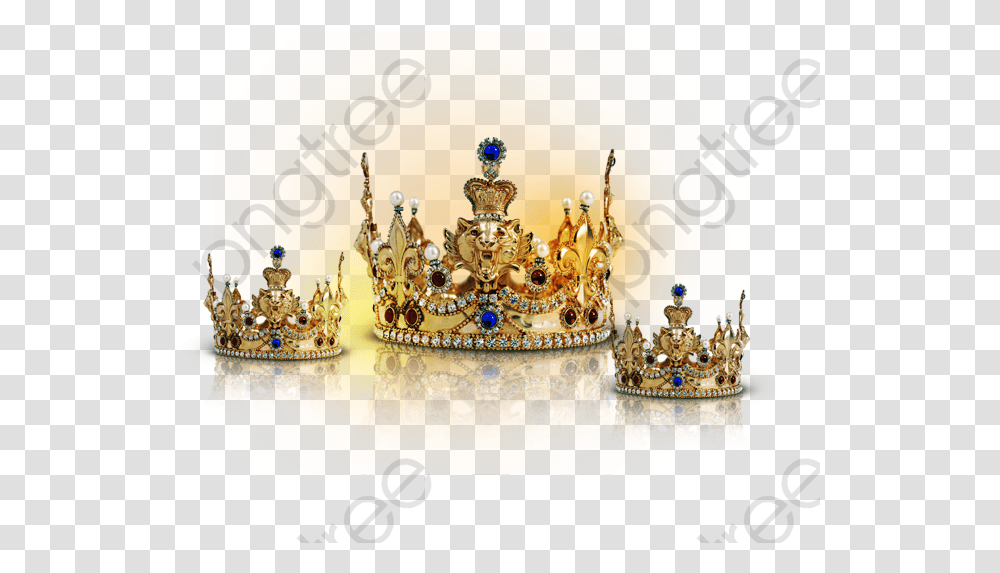 Gold Crown Psd Gold Crown And Psd Copyright Gold Crown With Blue Jewels, Accessories, Accessory, Jewelry, Chandelier Transparent Png