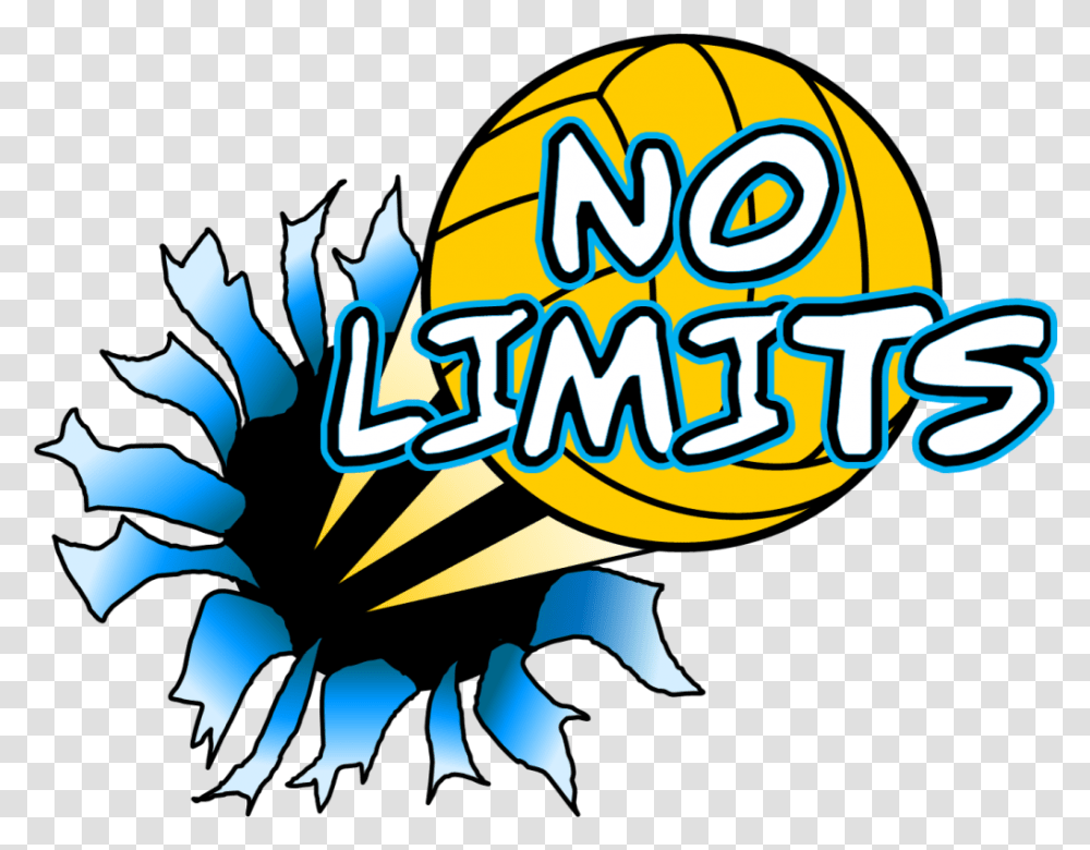 Gold Crown Volleyball No Limits Volleyball Logo Automotive Decal, Clothing, Graphics, Art, Helmet Transparent Png