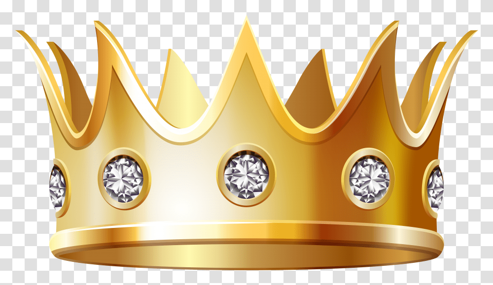 Gold Crown With Diamonds Clip Art Image Clip Art Transparent Png
