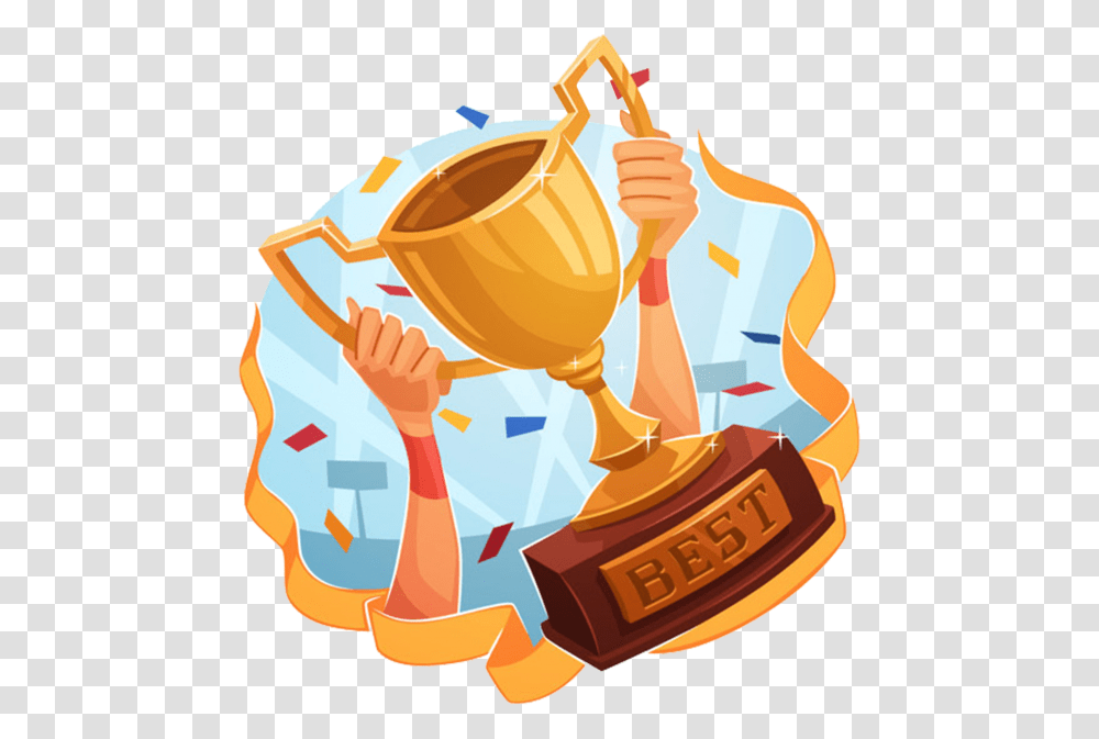 Gold Cup Trophy Clipart Image Free Background Winner Trophy, Dynamite, Bomb, Weapon, Weaponry Transparent Png