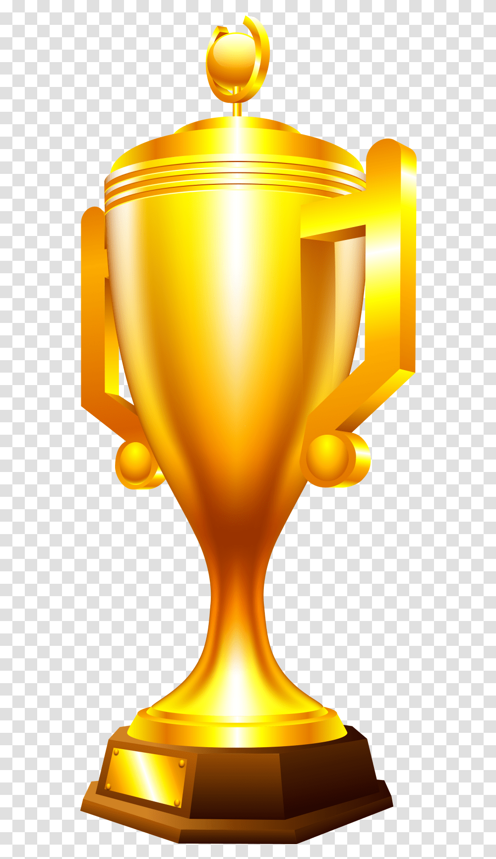 Gold Cup Trophy Image Golden Cup, Lamp, Glass, Lighting Transparent Png