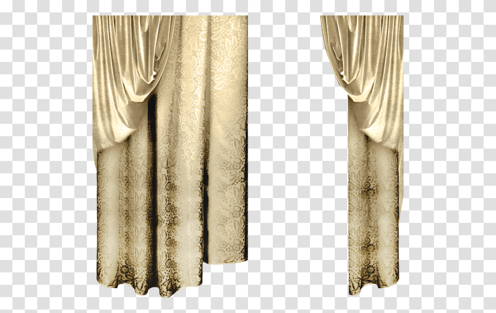 Gold Curtains Download, Apparel, Shower Curtain, Velvet Transparent Png