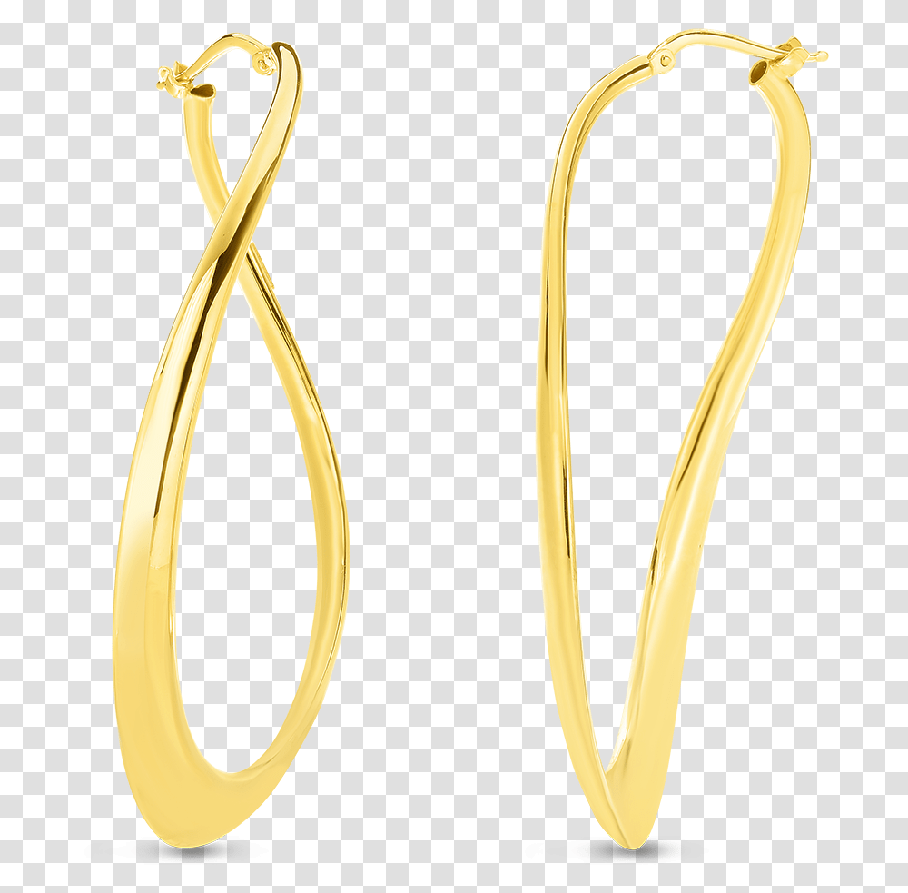 Gold Curved Teardrop Hoop Earring Solid, Accessories, Accessory, Jewelry Transparent Png