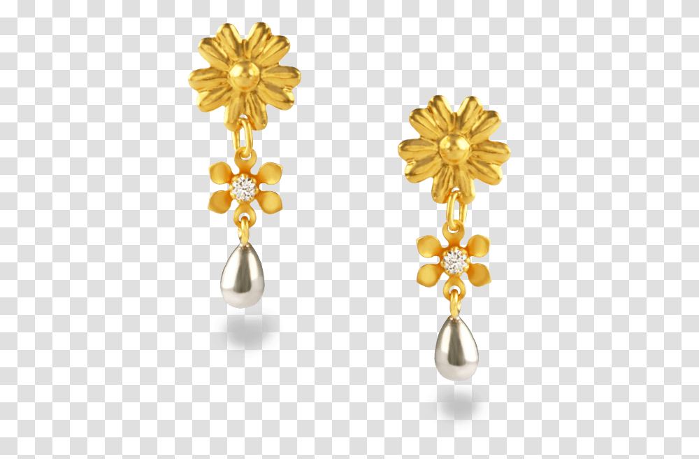 Gold Daisy Earrings Earrings, Jewelry, Accessories, Accessory Transparent Png