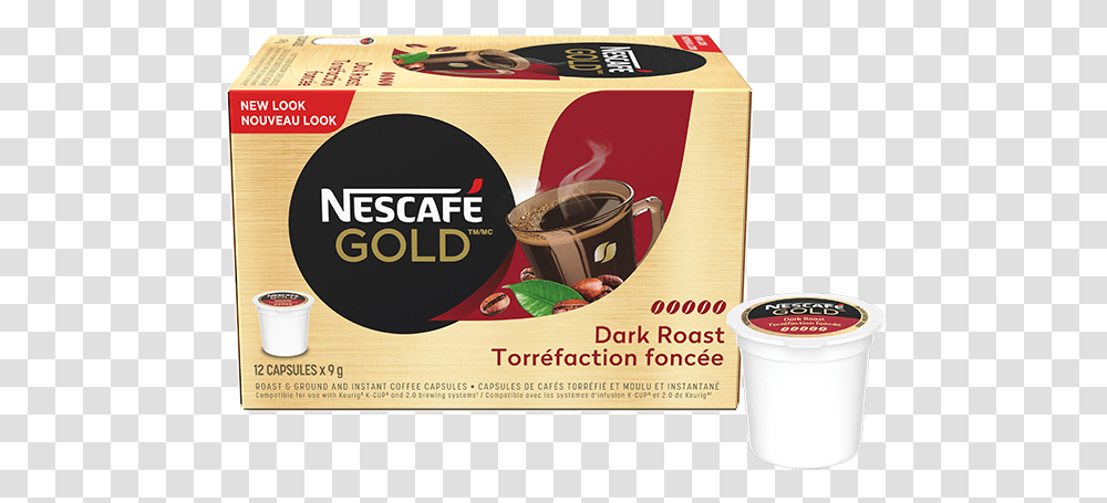 Gold Dark Roast Keurig K Nescafe Gold K Cups, Advertisement, Poster, Flyer, Paper Transparent Png