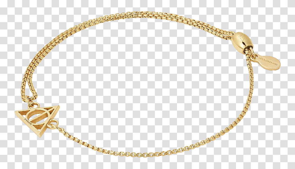 Gold Deathly Hallows Bracelet, Necklace, Jewelry, Accessories, Accessory Transparent Png