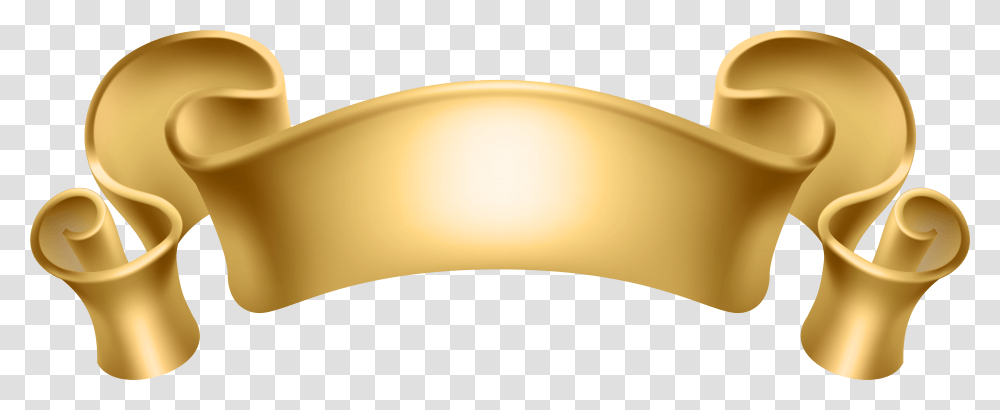 Gold Decorative Banner Clip Art Gallery Gold Ribbon Background Transparent Png