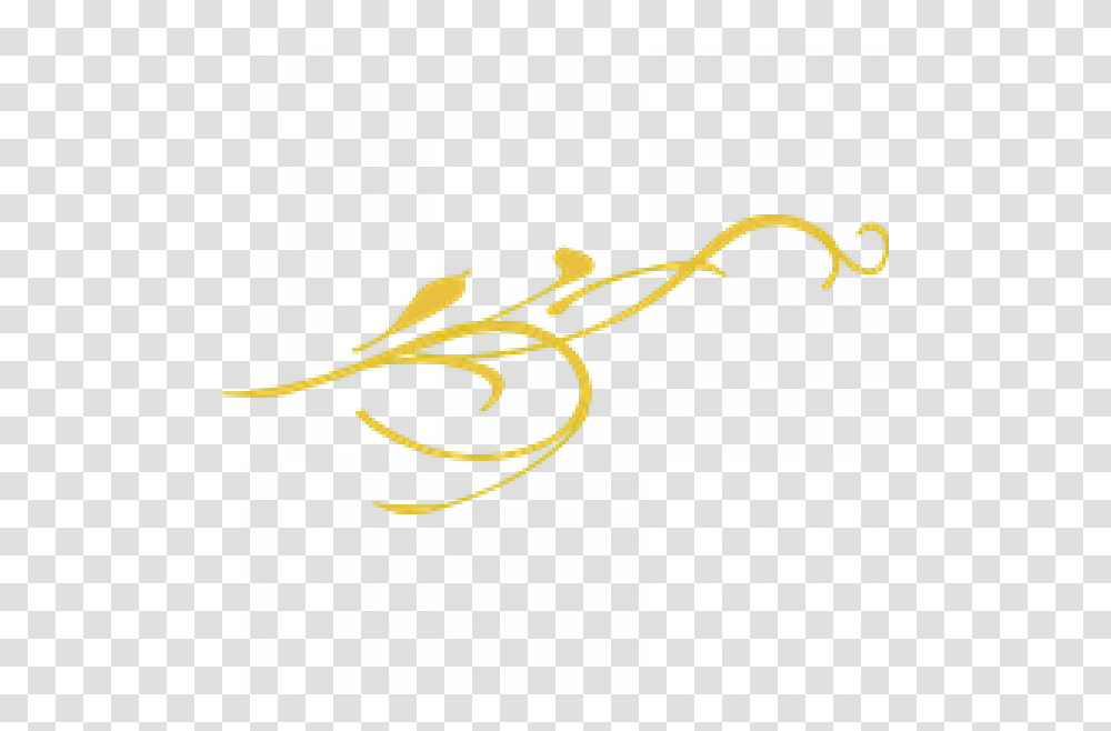 Gold Decorative Lines Yellow Line Decoration, Graphics, Art, Horn, Brass Section Transparent Png