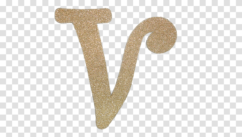 Gold Diamond Letter V, Alphabet, Number Transparent Png