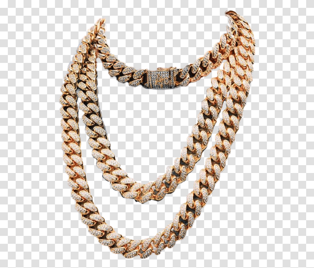 Gold Diamonds Cubanlink Chain Necklace Jewelry, Bead Necklace, Ornament, Accessories, Accessory Transparent Png