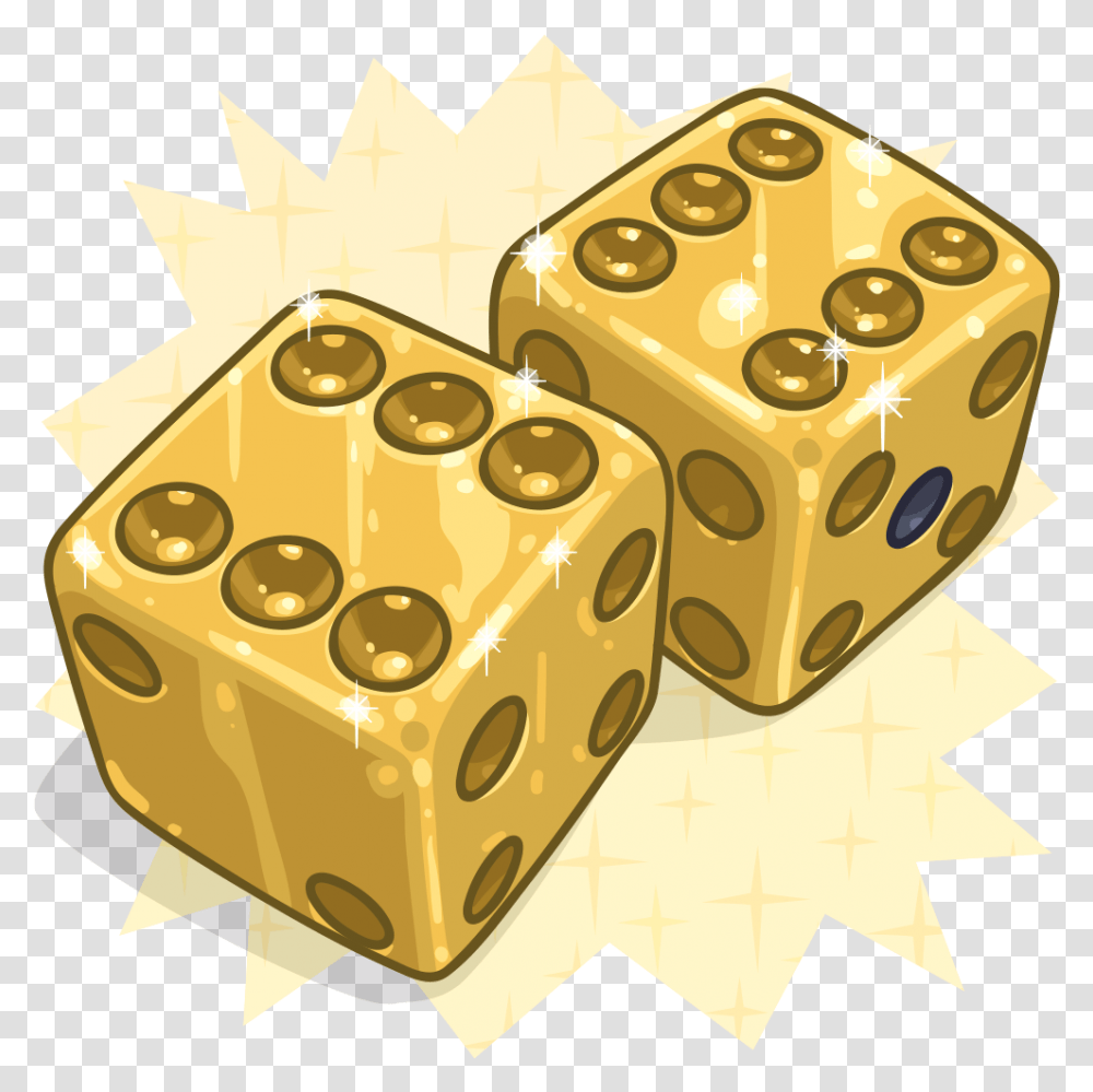 Gold Dice 3 Image Gold Dice, Game, Metropolis, City, Urban Transparent Png