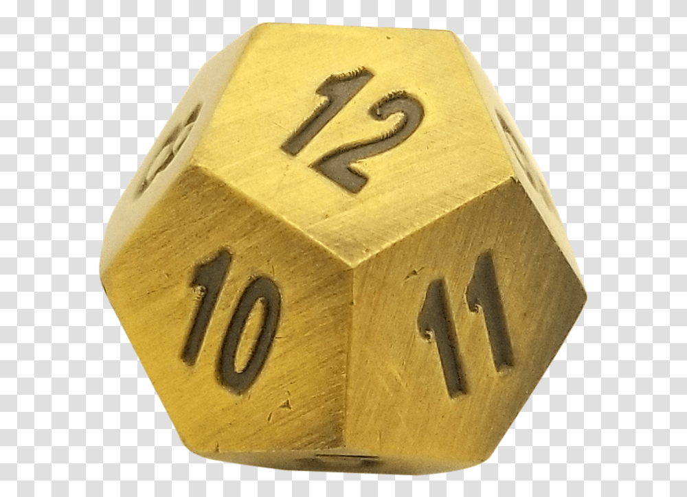 Gold Dice Antique Gold Color With Black Numbering Dice Game, Box Transparent Png