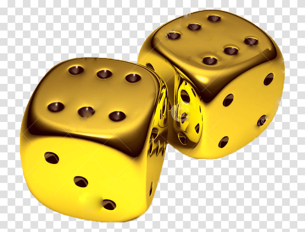 Gold Dice, Toy, Game, Helmet Transparent Png