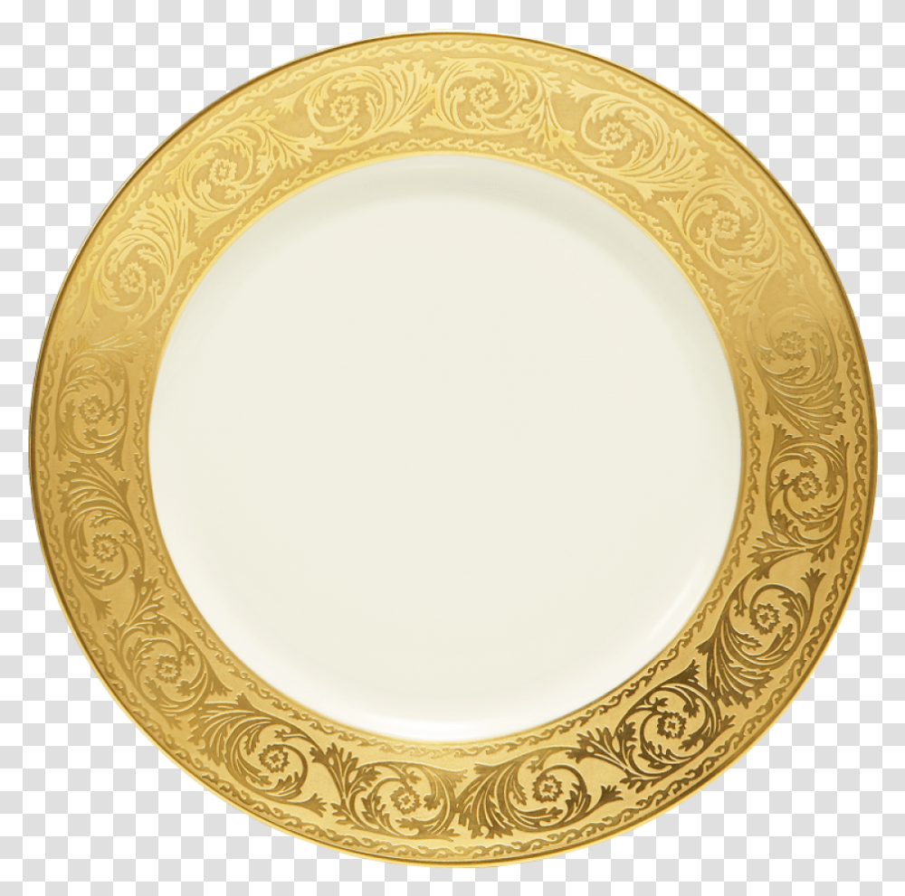 Gold Dinner Plates, Platter, Dish, Meal, Food Transparent Png