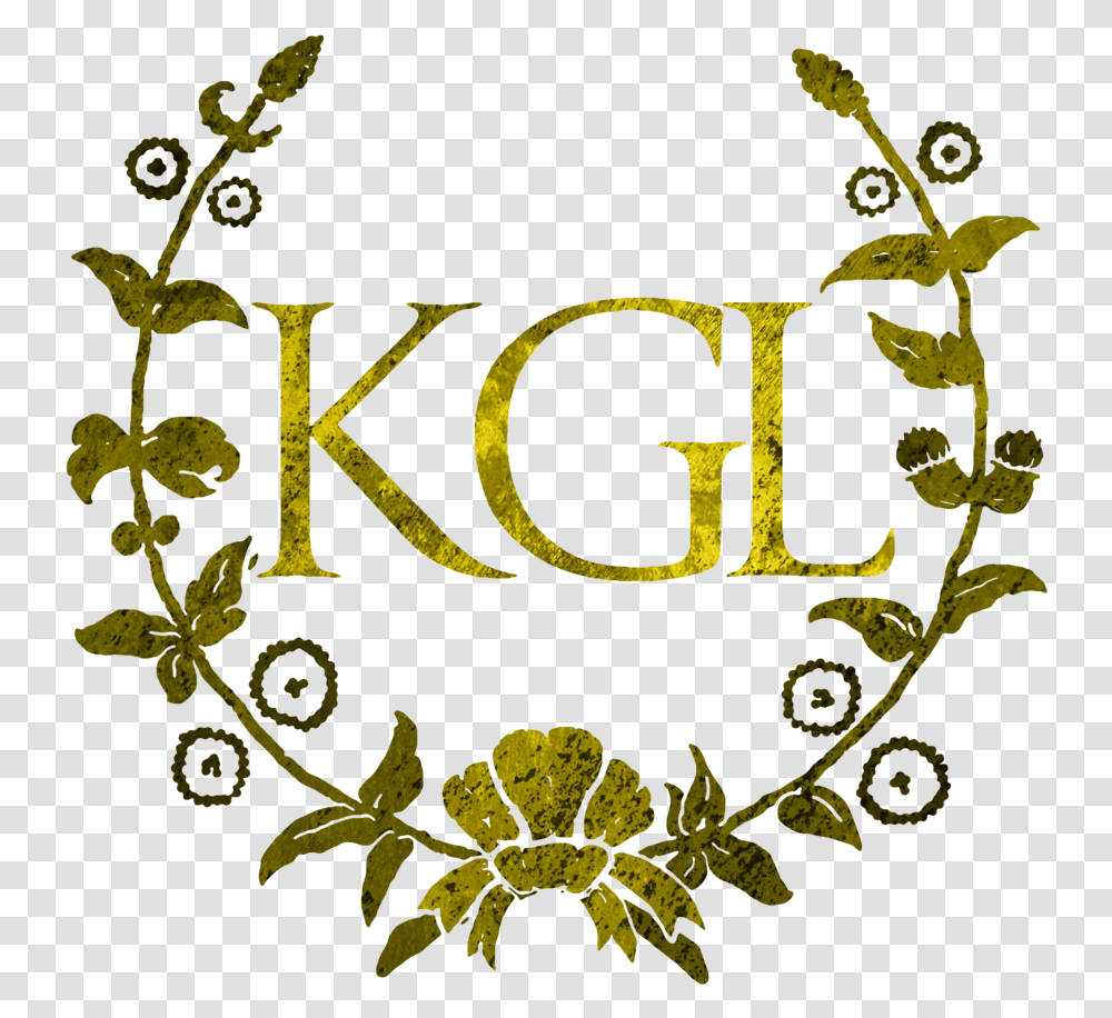 Gold Distress, Floral Design Transparent Png