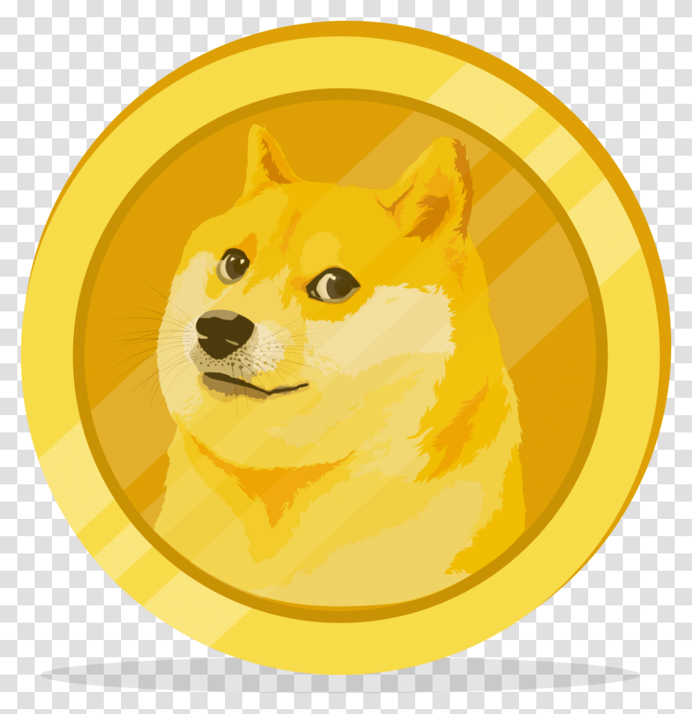 Gold Doge Dogecoin, Pet, Animal, Mammal, Canine Transparent Png