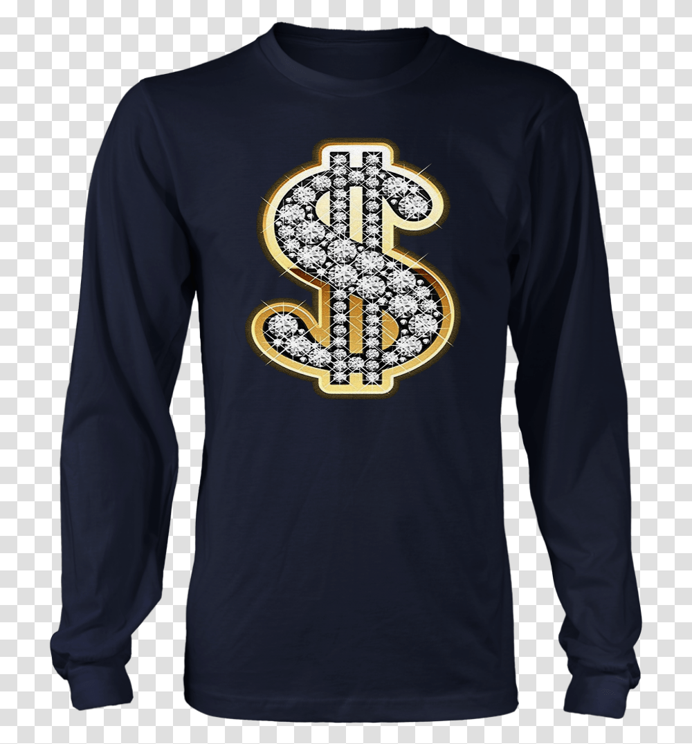 Gold Dollar Sign Japanese Demon T Shirts, Sleeve, Long Sleeve, Person Transparent Png