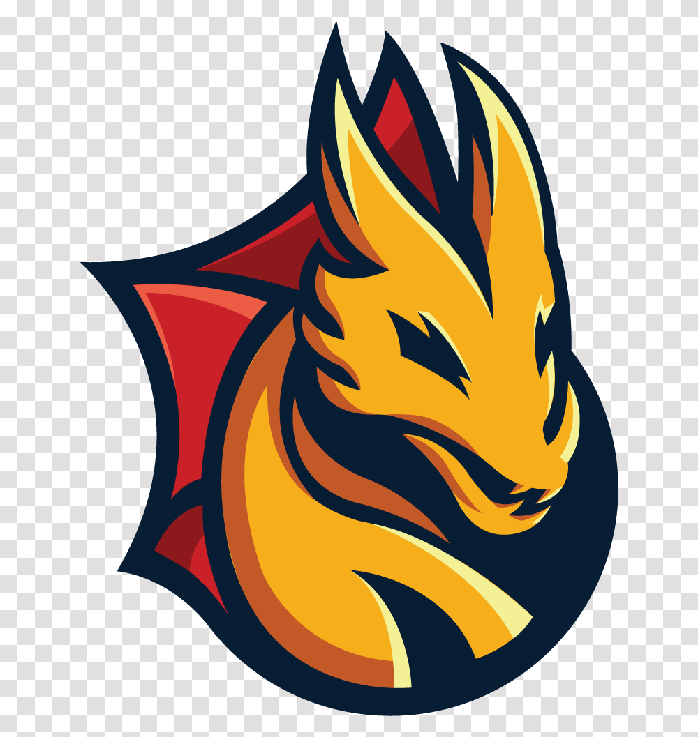 Gold Dragon Logo Mascot Logo Dragon, Fire, Flame, Bonfire Transparent Png