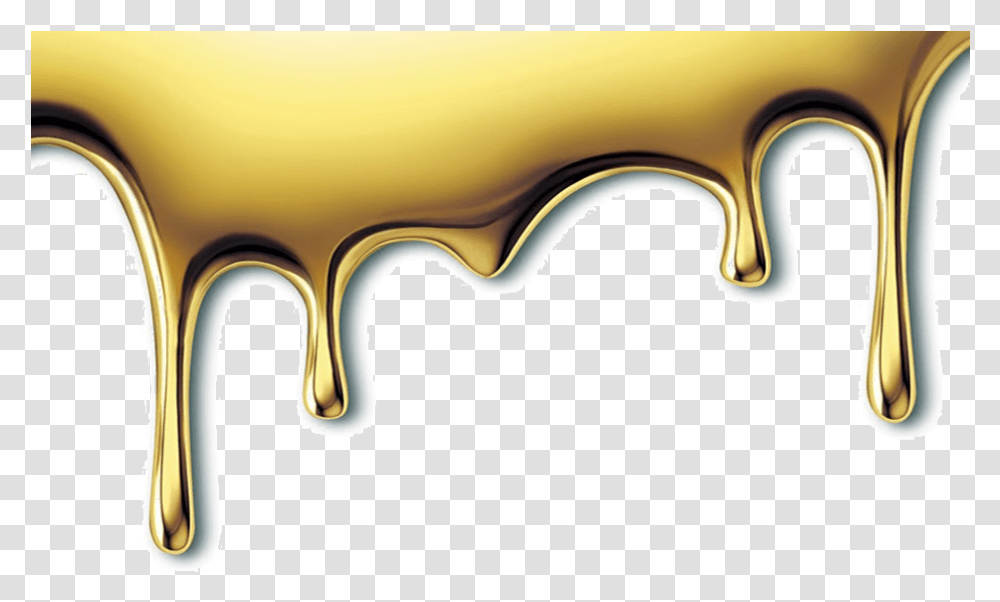 Gold Drip Gold Drip Background, Label, Couch, Furniture Transparent Png