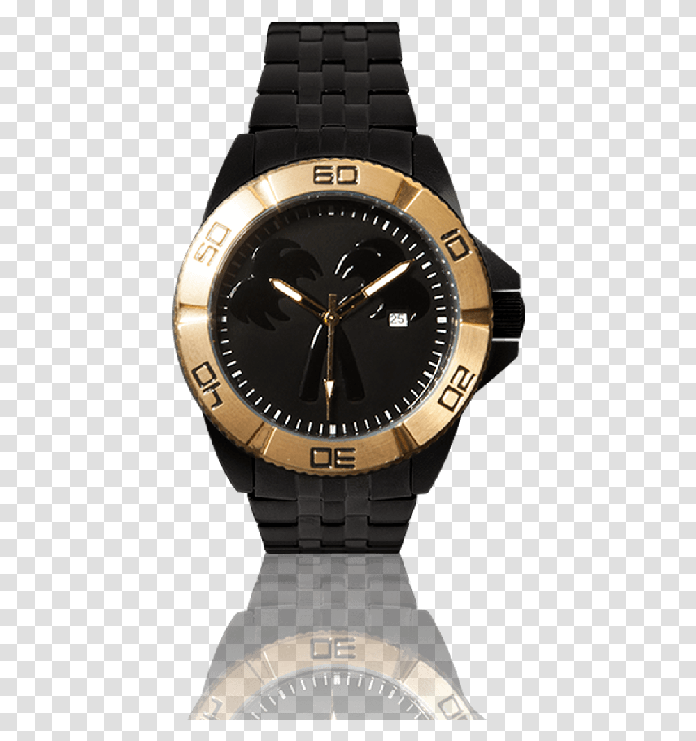 Gold Dust Black Timepiece Main, Wristwatch, Clock Tower, Architecture, Building Transparent Png