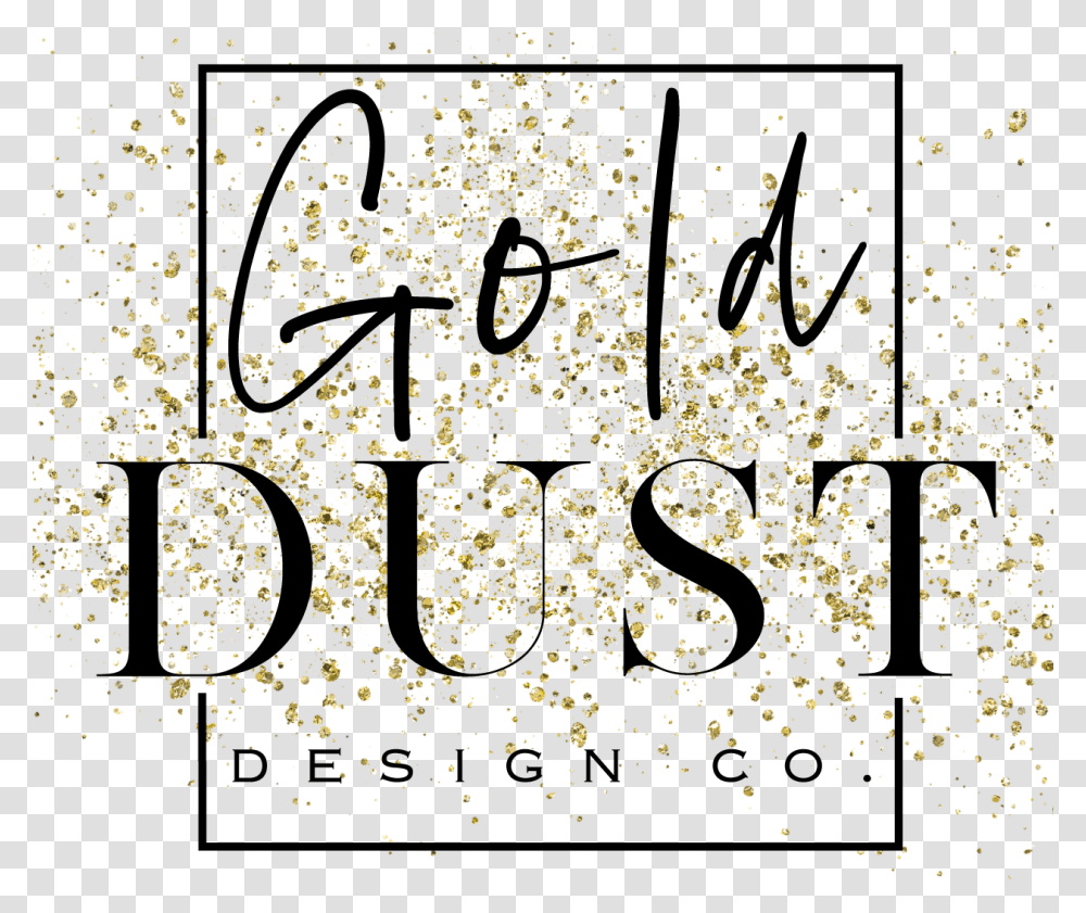 Gold Dust Design Co Calligraphy, Light, Paper Transparent Png