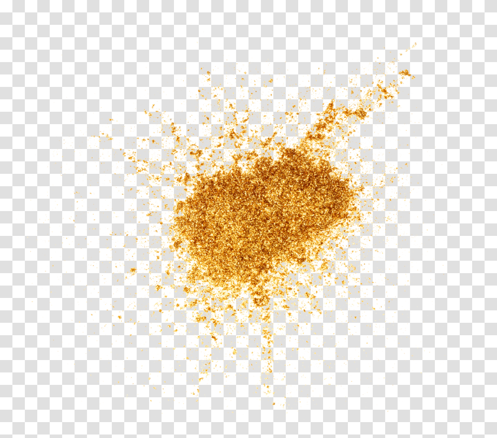 Gold Dust Gold Paint Splatter, Bonfire, Flame, Food, Paper Transparent Png