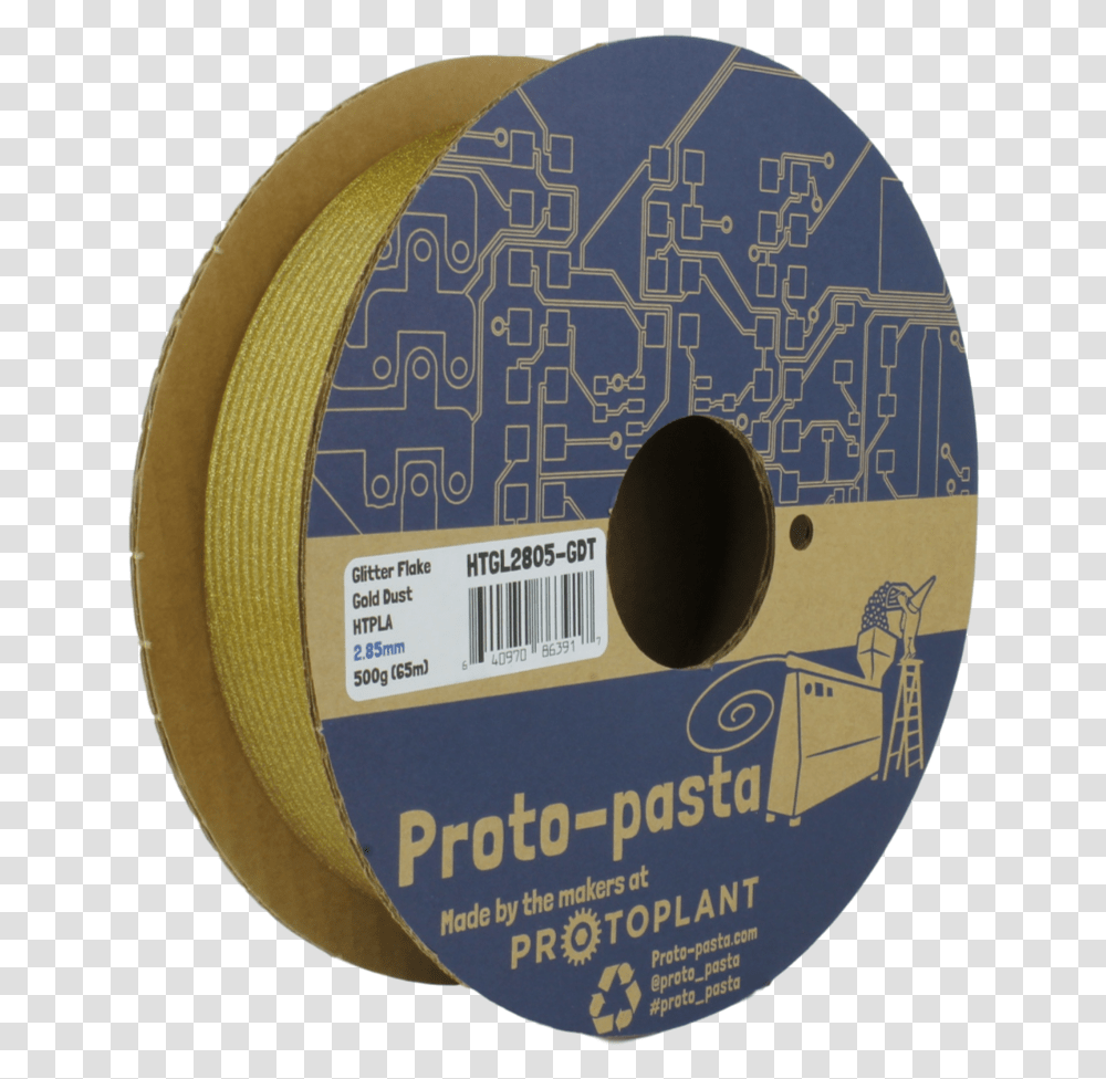 Gold Dust Translucent Htpla With Glitter, Disk, Dvd, Tape Transparent Png