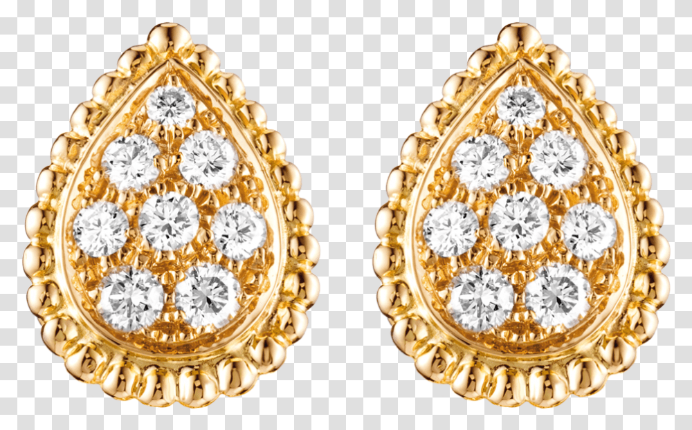 Gold Earring Free Boucheron Serpent Boheme Earrings, Accessories, Accessory, Jewelry, Floral Design Transparent Png