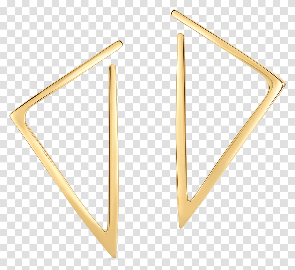 Gold Earring Roberto Coin Triangle Earrings, Sweets, Food, Confectionery, Text Transparent Png