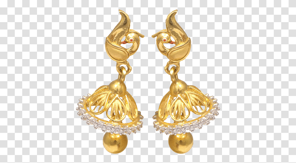 Gold Earrings Jhumka Design, Accessories, Accessory, Jewelry Transparent Png