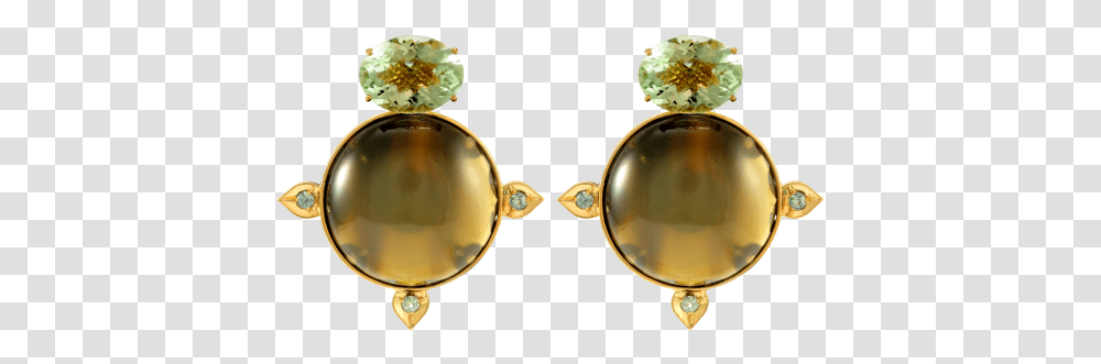 Gold Earrings With Andosolite And Green Sapphires Earrings, Accessories, Accessory, Jewelry, Gemstone Transparent Png