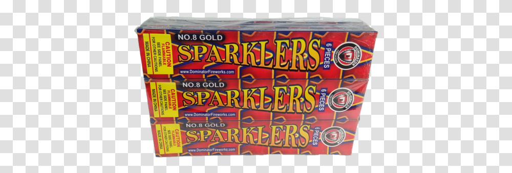 Gold Electric Sparkler 12 Packs Of 6 By Fireworks Plus Lego, Food, Advertisement, Candy, Text Transparent Png