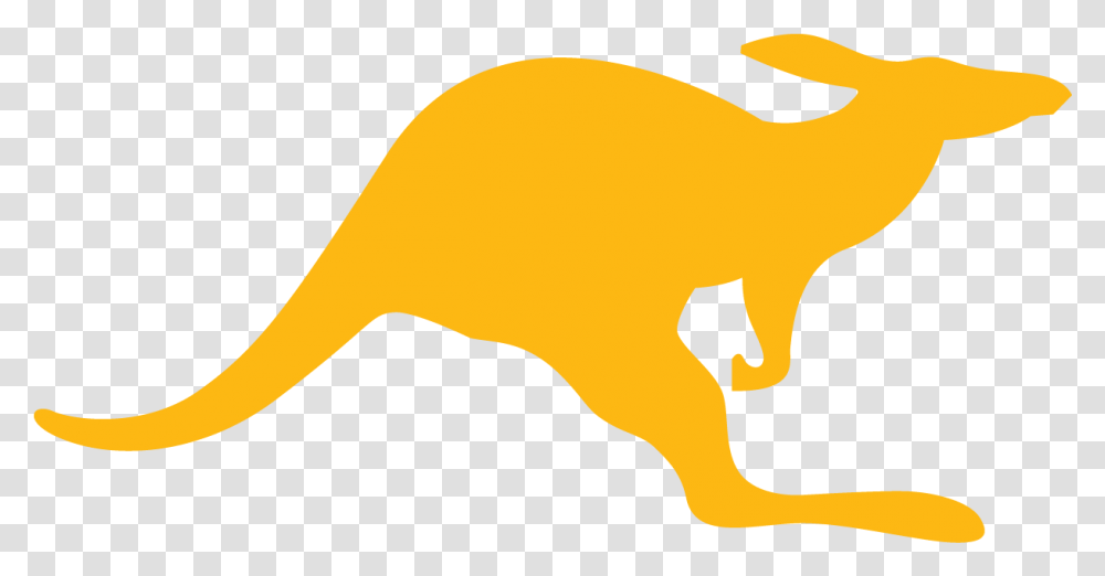 Gold Eps Format Yellow Kangaroo Logo 1228x604 Gold Kangaroo, Mammal, Animal, Aardvark, Wildlife Transparent Png