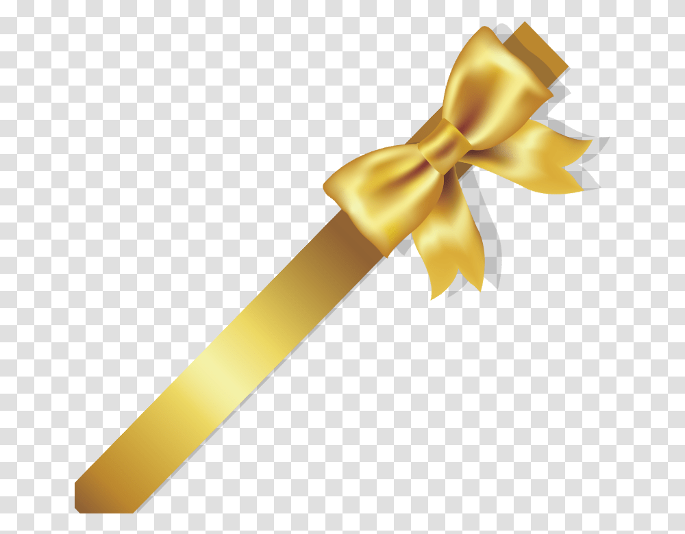 Gold Euclidean Vector Golden Bow Download 800800 Gold Bow Vector, Hammer, Tool, Sweets, Food Transparent Png