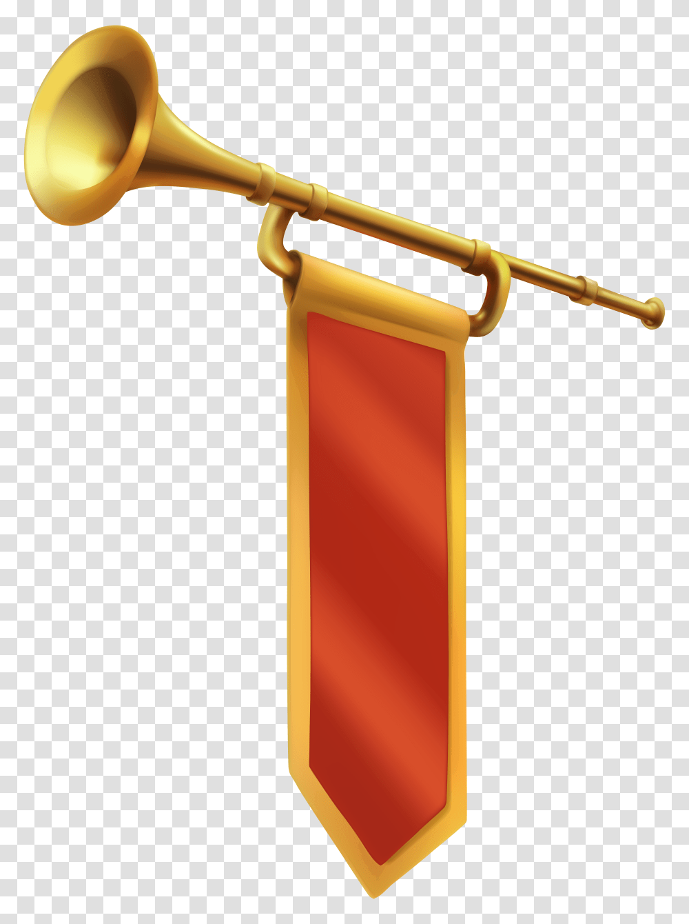 Gold Fanfare Clip Art, Brass Section, Musical Instrument, Horn, Key Transparent Png