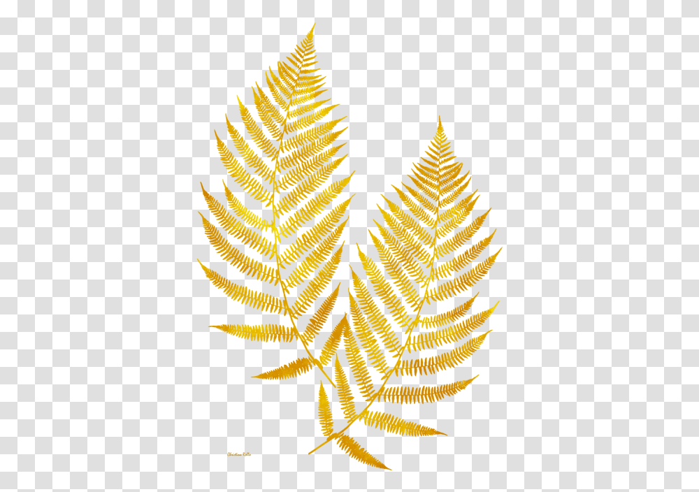 Gold Fern Leaf Background, Plant, Rug, Green, Veins Transparent Png