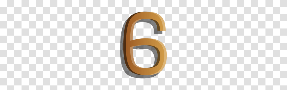 Gold Figure Two Solid Symbol, Number, Alphabet, Tape Transparent Png
