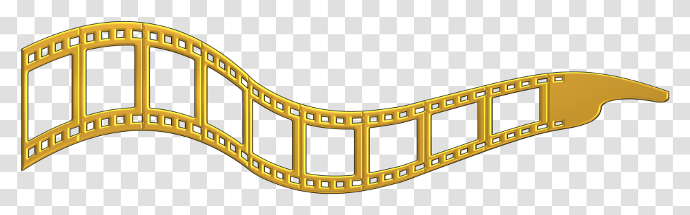 Gold Film Reel, Bridge, Building, Buckle, Accessories Transparent Png