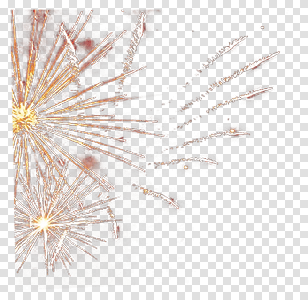 Gold Firework Clipart Gold Fireworks, Nature, Outdoors, Night Transparent Png