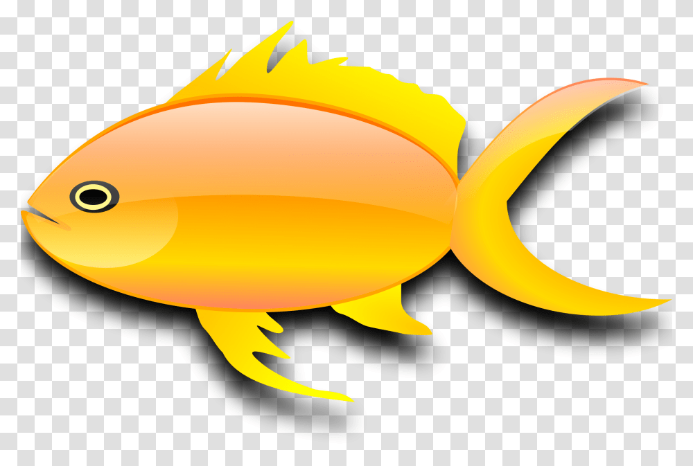 Gold Fish Clip Art Gold Fish Clip Art, Banana, Fruit, Plant, Food Transparent Png