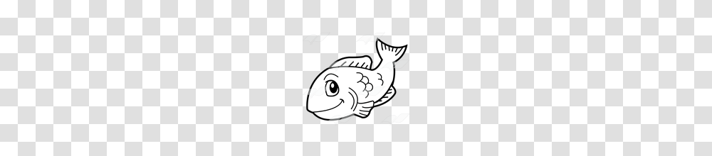 Gold Fish Clipart Goldfish Outline, Animal, Stencil, Poultry, Fowl Transparent Png