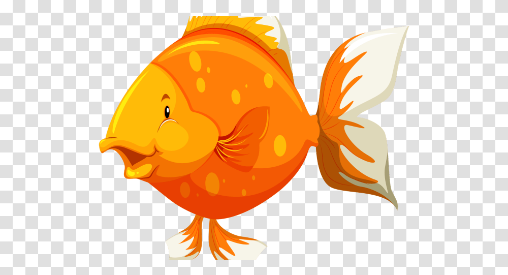 Gold Fish Clipart Under Sea Parts Of The Body Of Fish Free Sea Life Graphics That Move, Goldfish, Animal, Helmet, Clothing Transparent Png
