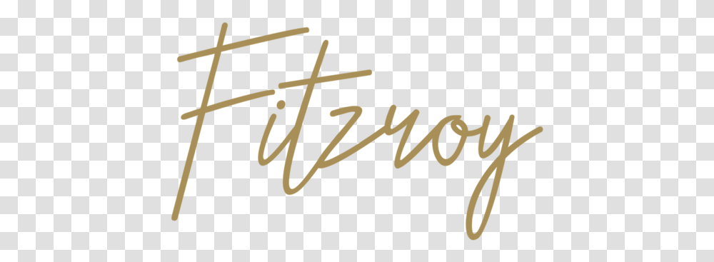 Gold Fitzroy Final, Handwriting, Signature, Autograph Transparent Png